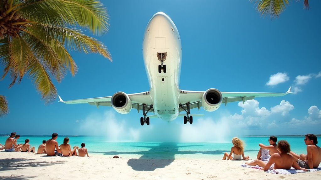 planes fly extremely low