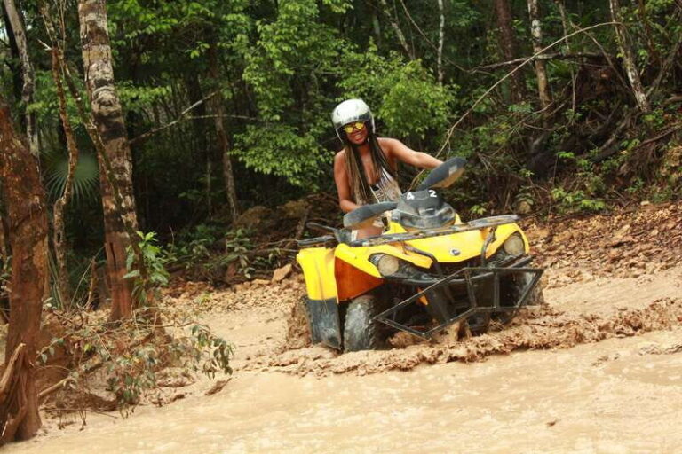 Playa del Carmen: ATV Xtreme & Zipline Experience - The Thrill of Ziplining at Riviera Maya’s Fastest Zip Line
