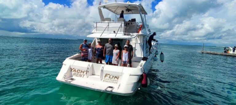 Playa Mujeres: Private Yacht Rental - 4hr SR55H4 #GMBSR55FUN - The Sum Up