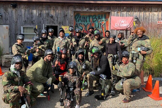 Pocono Paintball Day Trip from NYC - Arrival at The Paintball Asylum: Setting the Scene