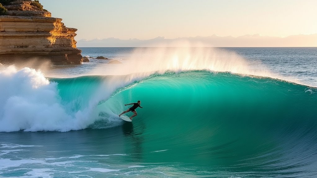 powerful reef breaks year round