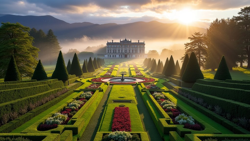 powerscourt gardens waterfall