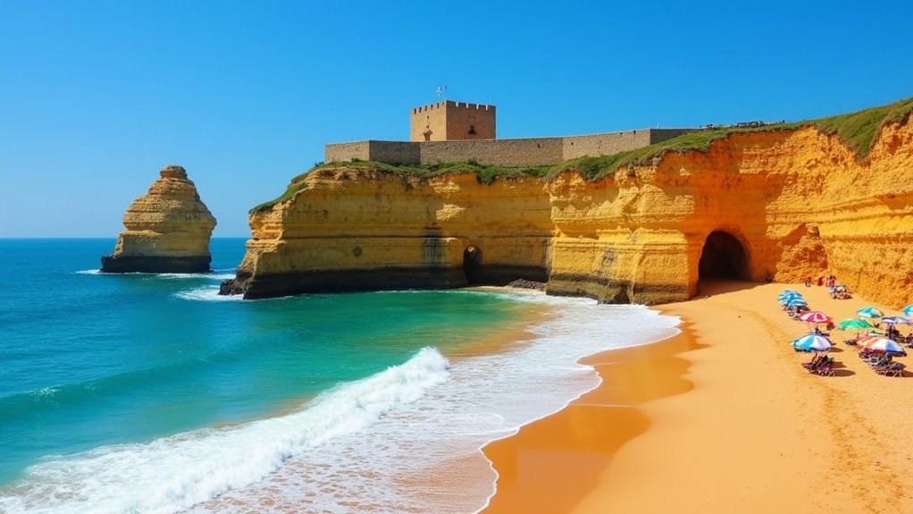 praia da rocha s scenic cliffs