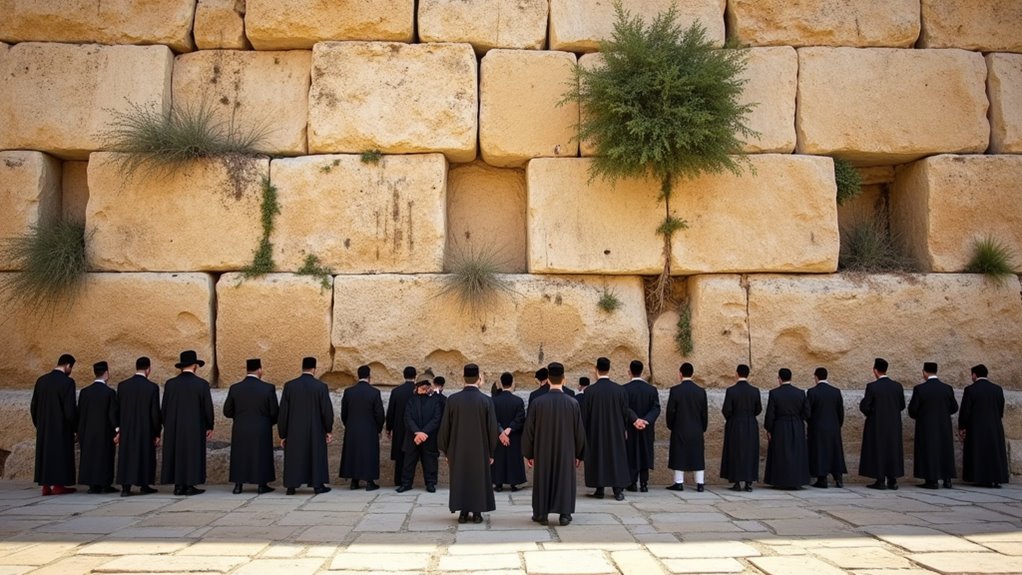prayers at western wall