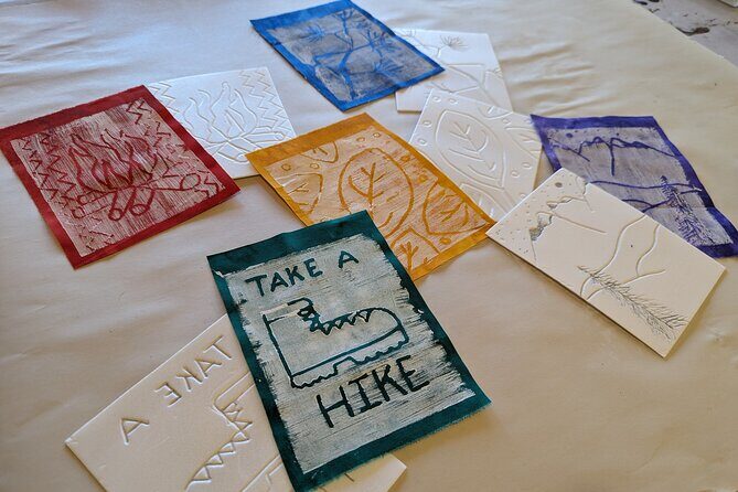 Printmaking Pennant Flags Art Kit in Estes Park - The Value in Context