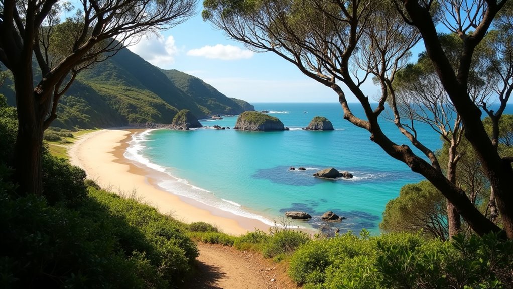 pristine beaches and trails