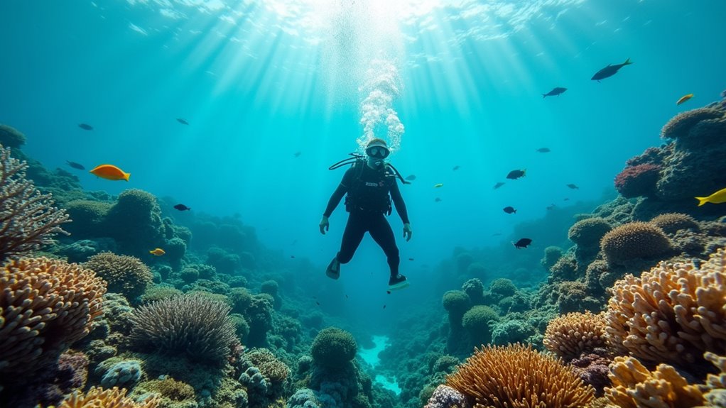 pristine reef diving paradise