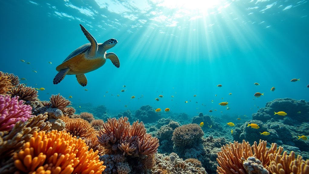 pristine reefs diverse marine life