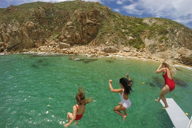 Private Cabo 35ft cat experience Food and open bar included! - The Itinerary: What Will You See and Do?