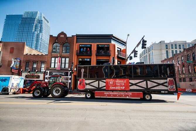 Private Downtown Nashville Party Tractor Tour 21+ Only! - The Experience in Detail