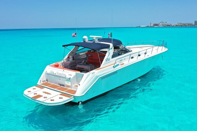 Private Luxury Yacht 55FT Rental in Cancun - Food, Drinks, and Additional Perks