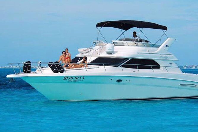 Private Yacht - 46 ft SeaRay Cancun Bay Snorkel 23P4 - Authentic Traveler Feedback
