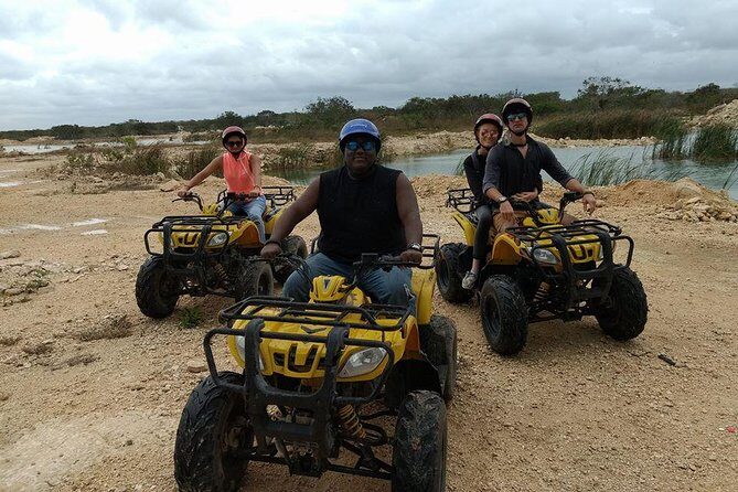 Progreso Misnebalam Ghost Town ATV excursion and Break at Silcer Beach Club