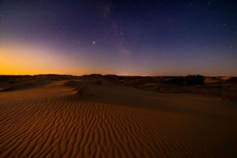 Qatar: Night Desert Safari| Camel Ride| Inland Sea Beach - Dune Bashing and Desert Exploration