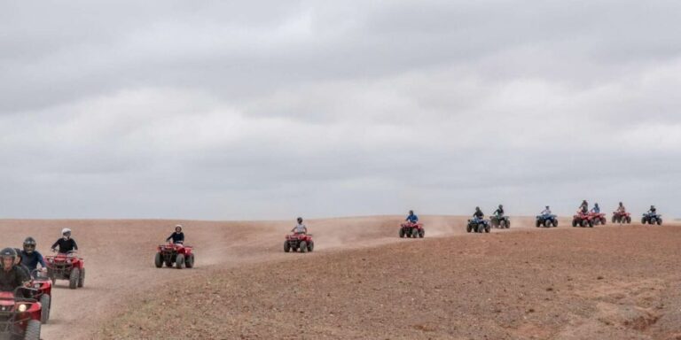Quad biking at the Lake Takerkoust and Agafay Desert - What to Expect During the Tour