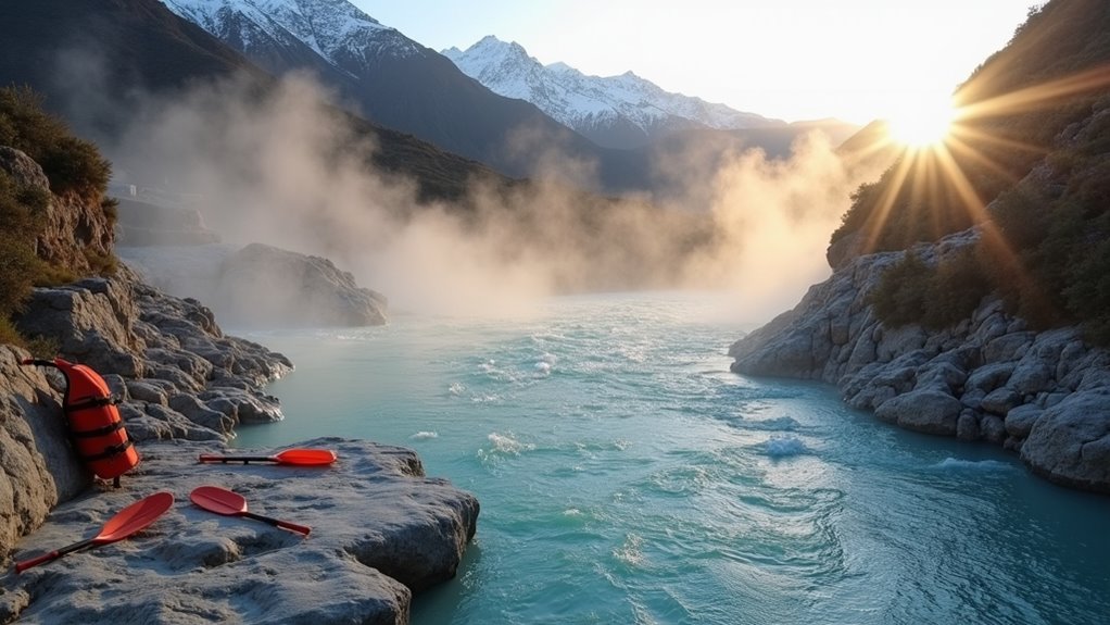 rafting and thermal springs