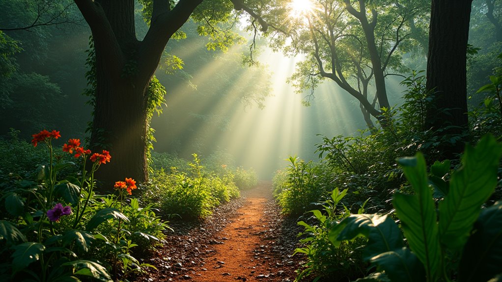 rainforest trails offer spectacular viewpoints