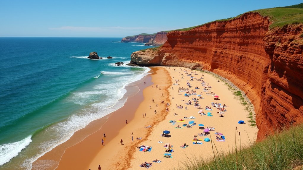 red cliffs beach adventures