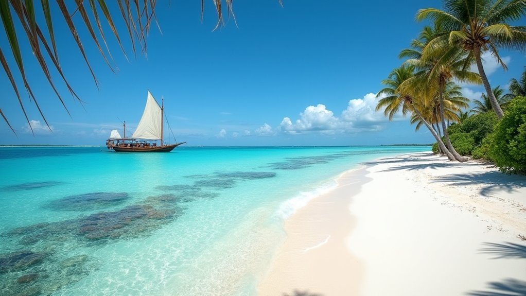 relaxing beaches with water sports