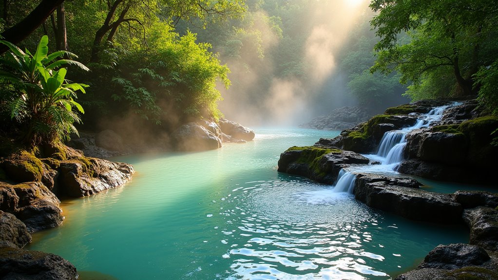 relaxing geothermal hot springs