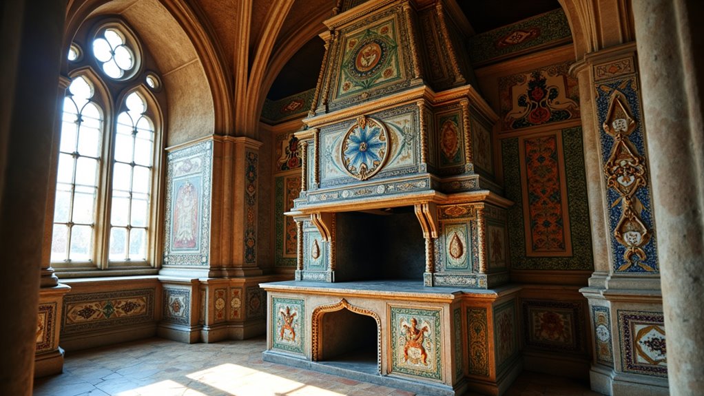 renaissance tiled stove marvel