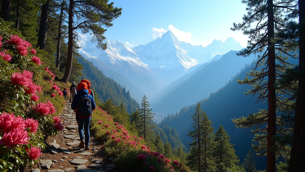 rhododendron trek for views