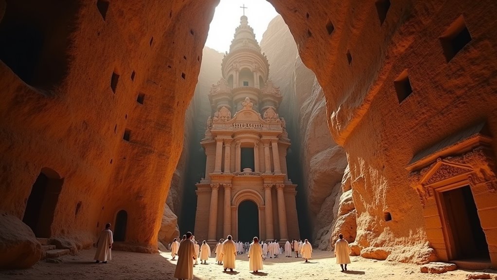 rock carved medieval churches