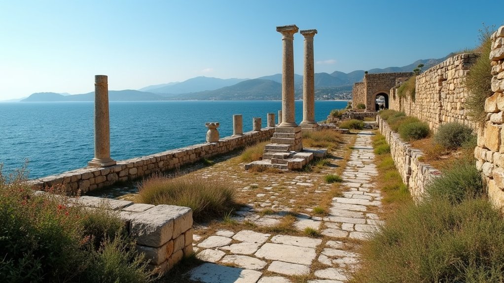 roman ruins on pianosa