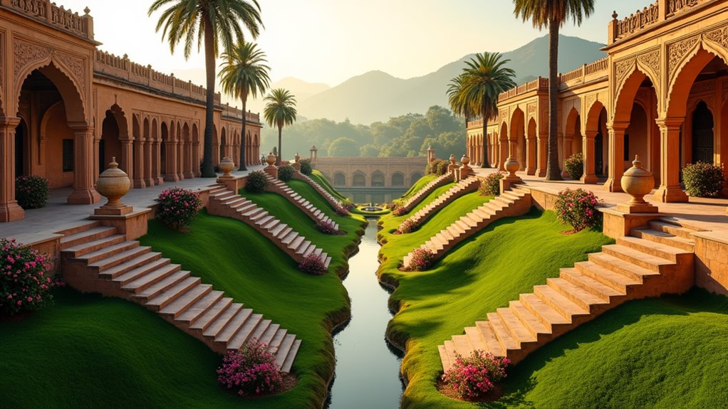 romantic mughal hillside gardens
