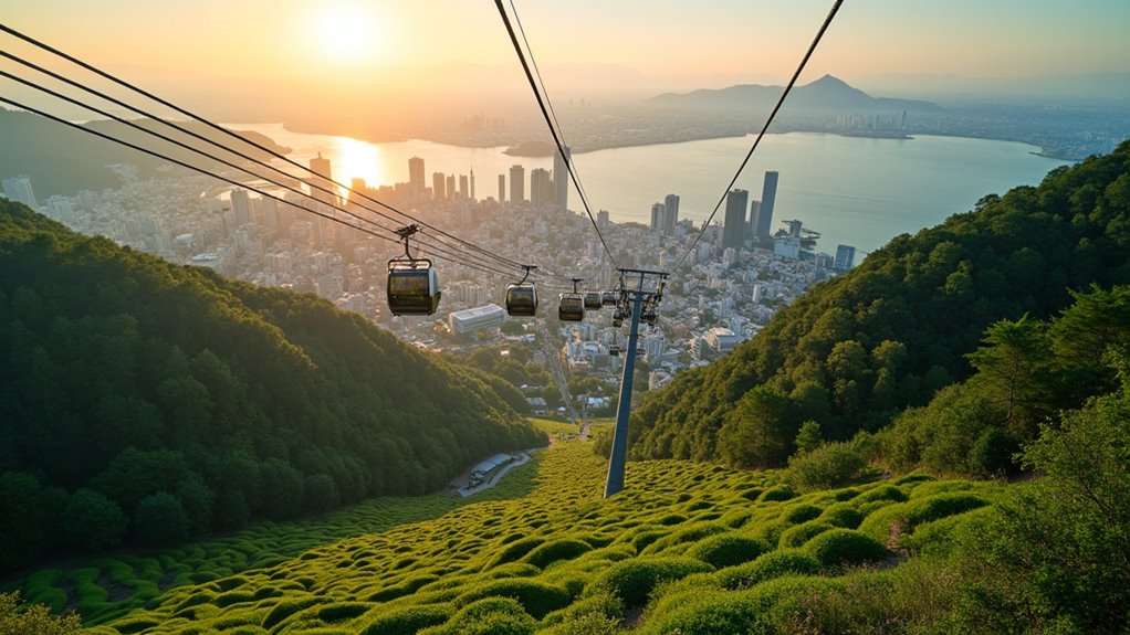 ropeway to herb gardens
