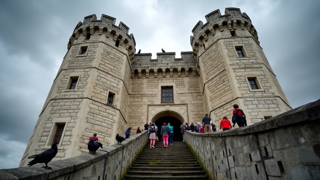 royal fortress with crown jewels