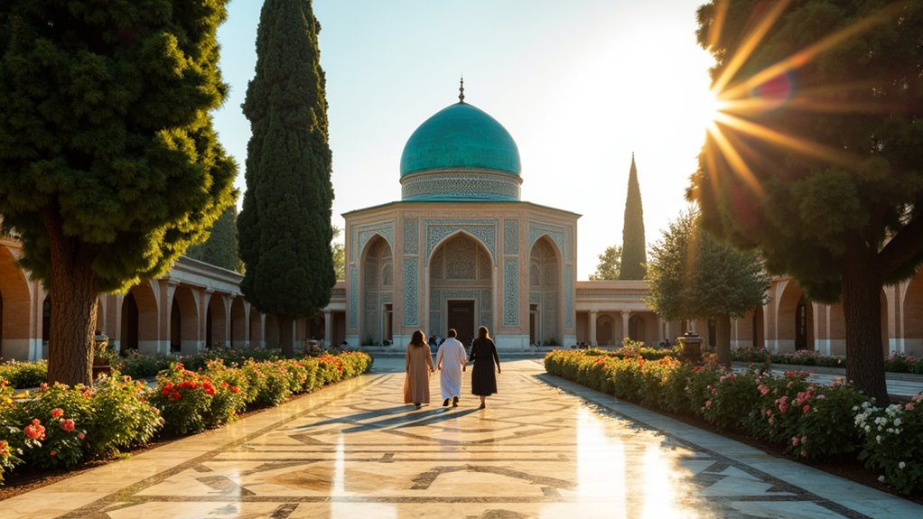 saadi tomb and tea houses