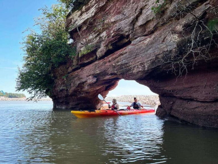 Saint John: Guided Kayaking Tour of St. Martins Sea Caves - The Guides and Equipment