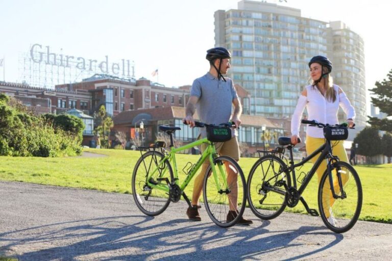 San Francisco: Bike Rental from Golden Gate Bridge with Map - Bike and Equipment Quality