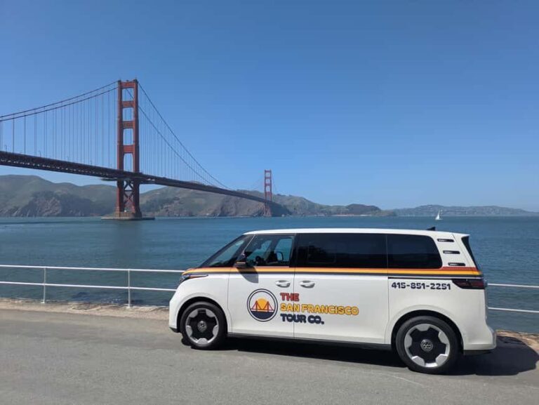 San Francisco City Tour in New EV Volkswagen Van - What’s Included and What to Know