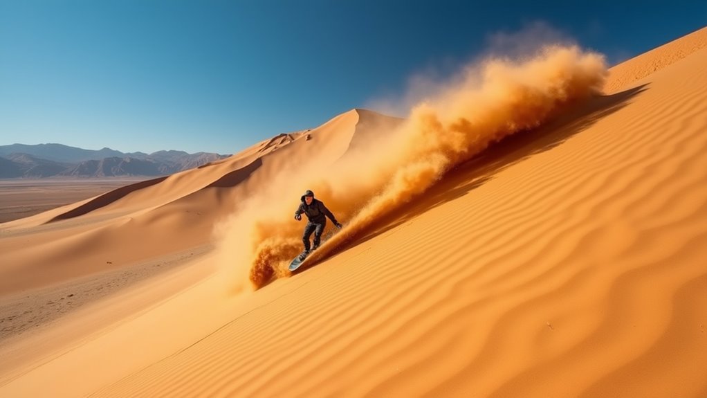 sandboarding dunes sunset adventure