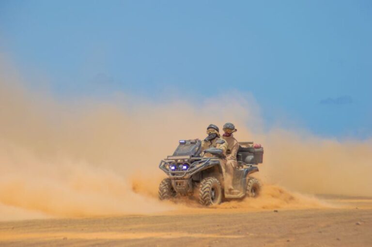 Santa Maria: Desert Adventure on a 500cc 4x4 Quad Bike - The Stops and Their Significance