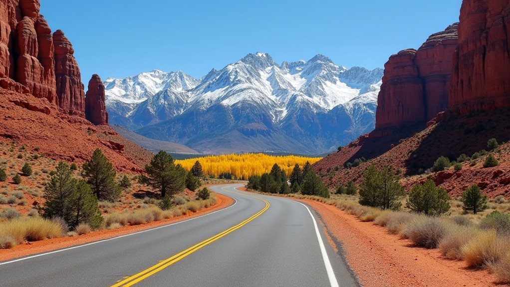scenic alpine desert drive