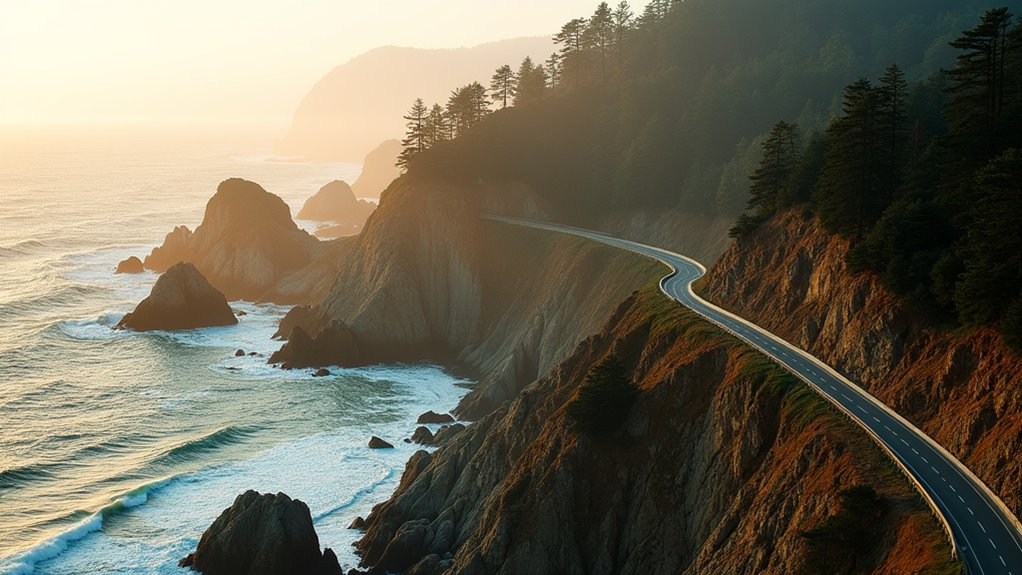 scenic big sur coastal drive