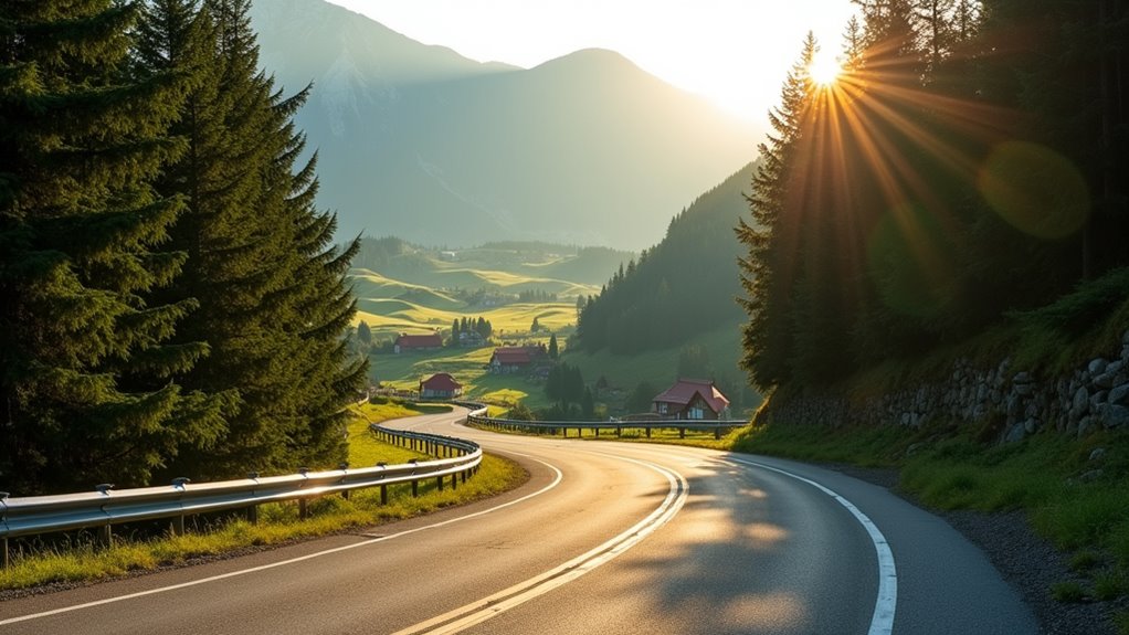scenic drive through black forest