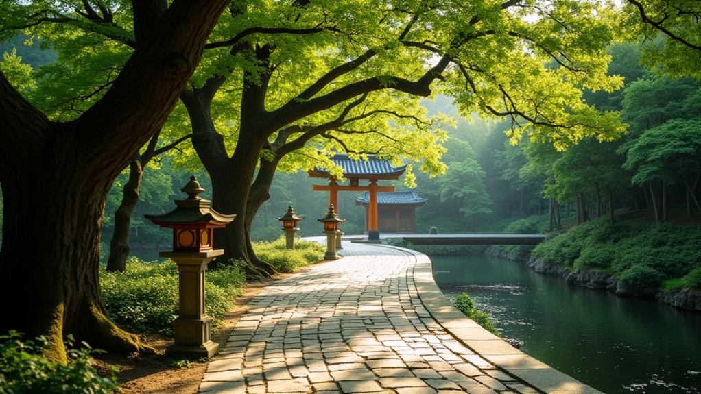 scenic kyoto temple walk