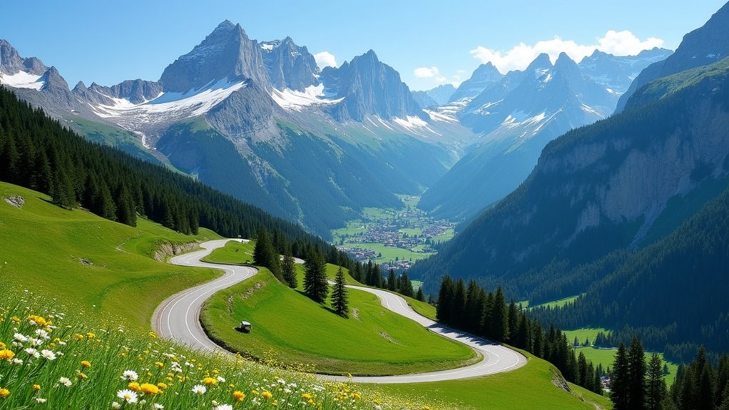 scenic mountain panoramic drive