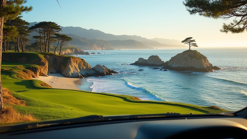 scenic pebble beach drive