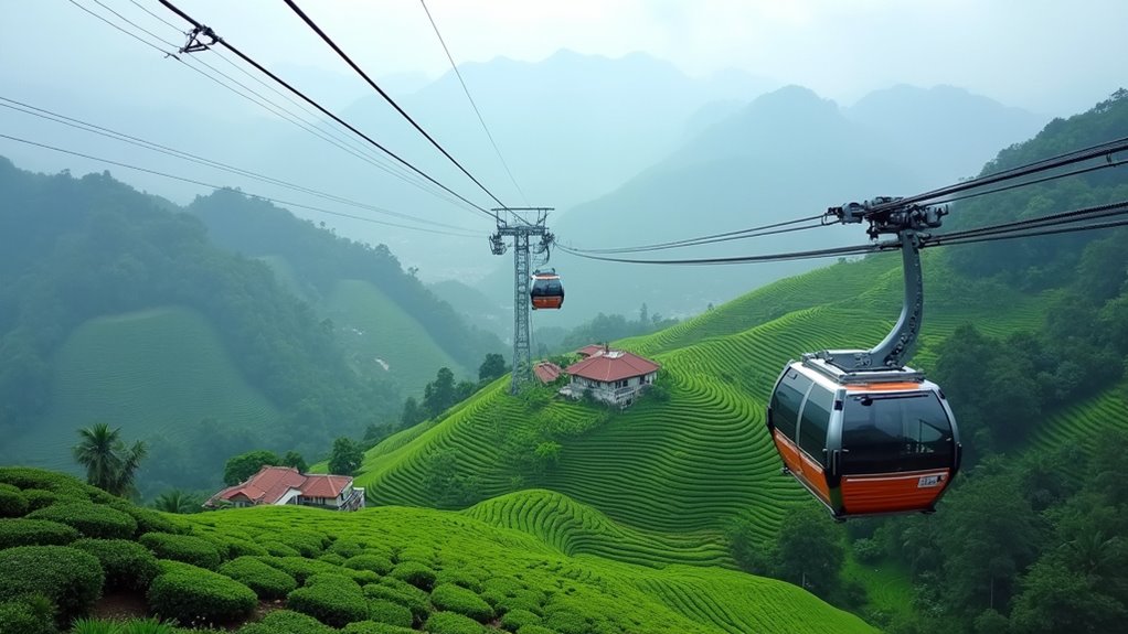 scenic taipei hillside tea