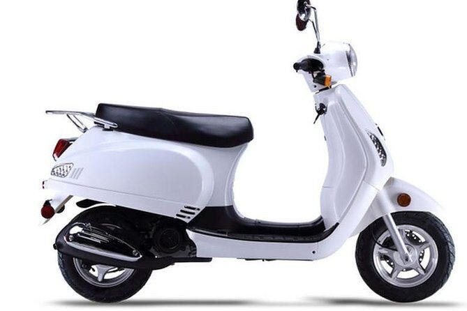 Scooter Rental for 4 Hours plus 1 Hour Free and 2 Passengers Retro "Lucky" 49cc - Authenticity and Practicality
