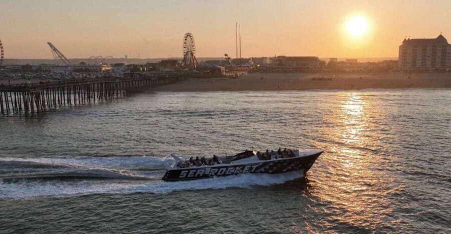 Sea Rocket Sunset & OC Harbor Cruise in Ocean City, MD