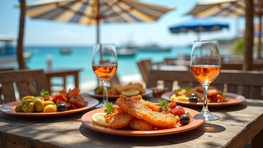 seafood tapas wine coastal