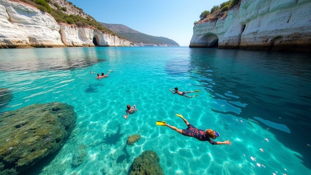 secluded turquoise snorkeling paradise