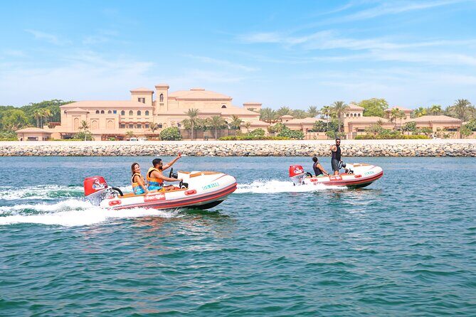 Self Drive boat tour Dubai : JBR, Atlantis and Burj Al Arab - What to Expect: The Itinerary