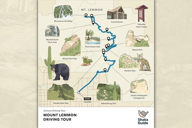 Self Guided Mt. Lemmon Scenic Byway Driving Tour - How the Tour Works in Practice